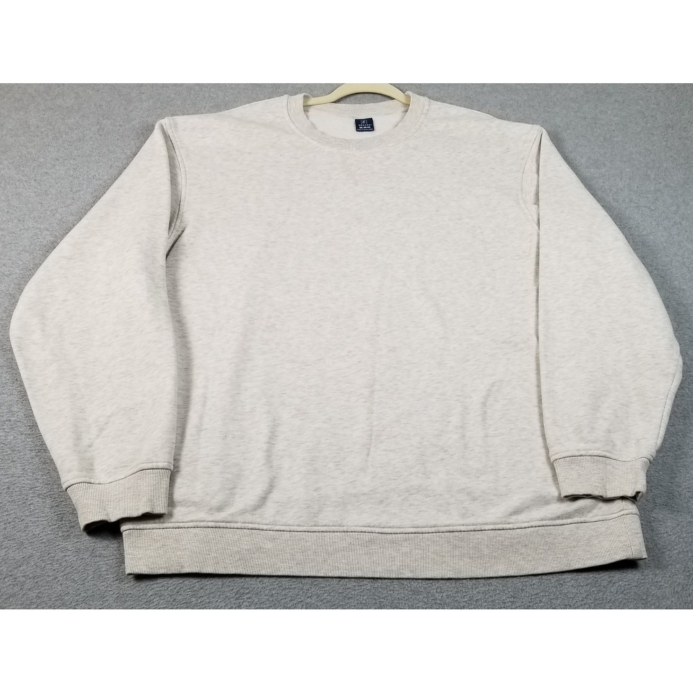 George Sweatshirt Mens 2XL XXL Gray Crewneck Fleece Pullover Casual Comfort Cozy